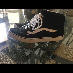 Ladies Size 9 Van High Tops